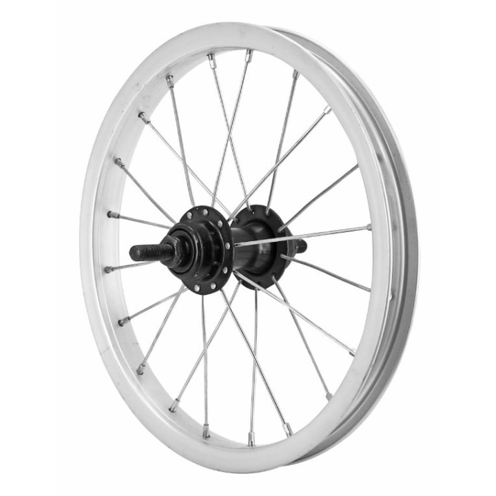 Roue City Patin 14" X 1.75 Arrière Jante Alu Moyeu Acier Axe Plein Roue Libre 1V