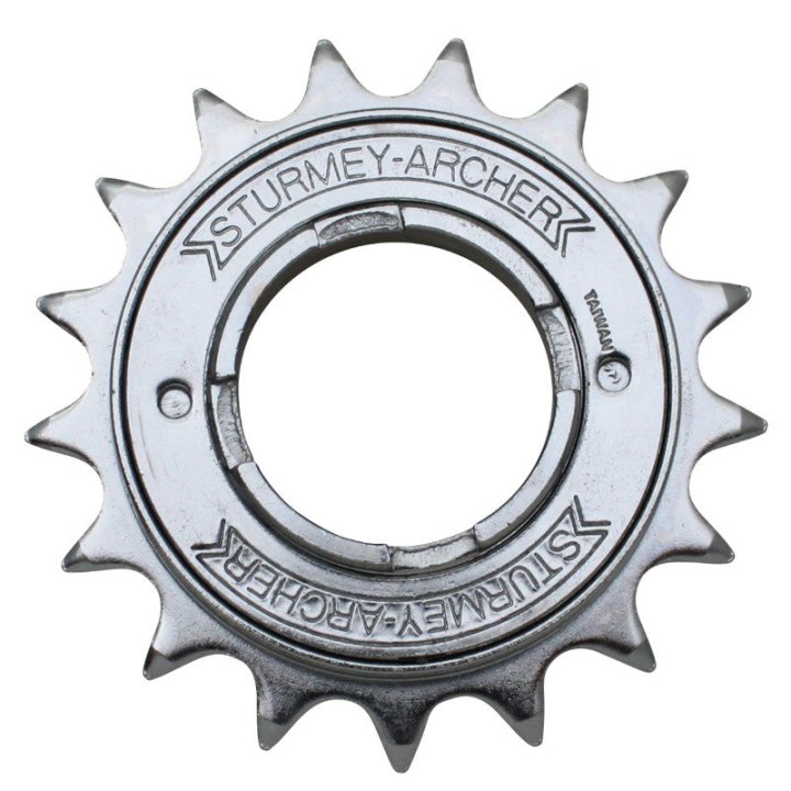 Roue Libre 1V. Sunrace - Sturmey Archer 17D. Argent Chaîne 3.30 - 1-2"X1-8" (En Boite)