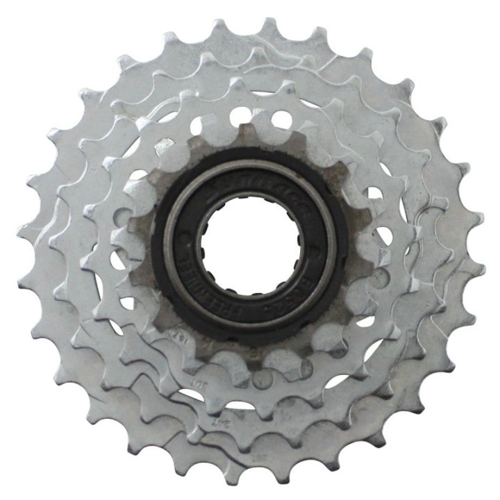 Roue Libre 5V. Sunrace 14-28 Argent Indexee (En Boite)