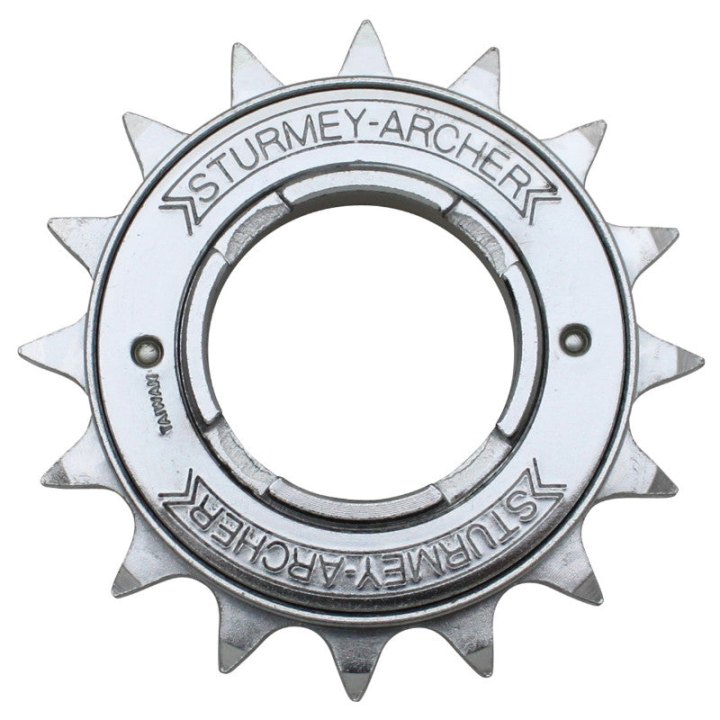 Roue Libre 1V. Sunrace - Sturmey Archer 16D. Argent Chaîne 3.30 - 1-2"X1-8" (En Boite)