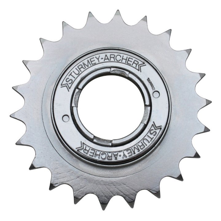 Roue Libre 1V. Sunrace - Sturmey Archer 22D. Argent Chaîne 3.30 - 1-2"X1-8" (En Boite)