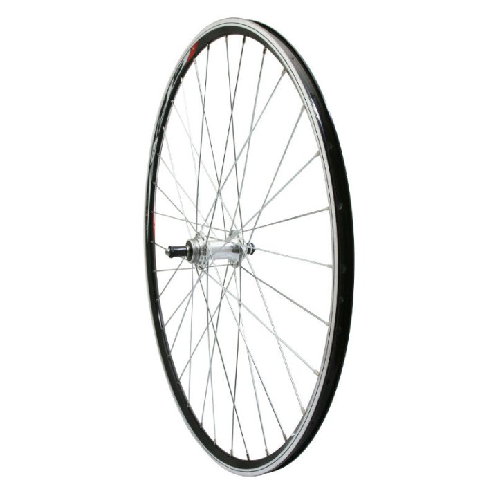 Roue Route Patin Blocage 700 Elan Cfx Noir Arrière Moyeu Alu Roue Libre 7-6-5V 32 Rayons Galva Jante 13C