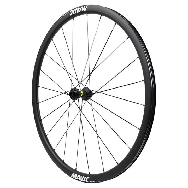 Roue Route Disque 700 Mavic Ksyrium 30 Avant Centerlock Tubeless Ready Axe Traversant 12-100 Noir Jante 622-19