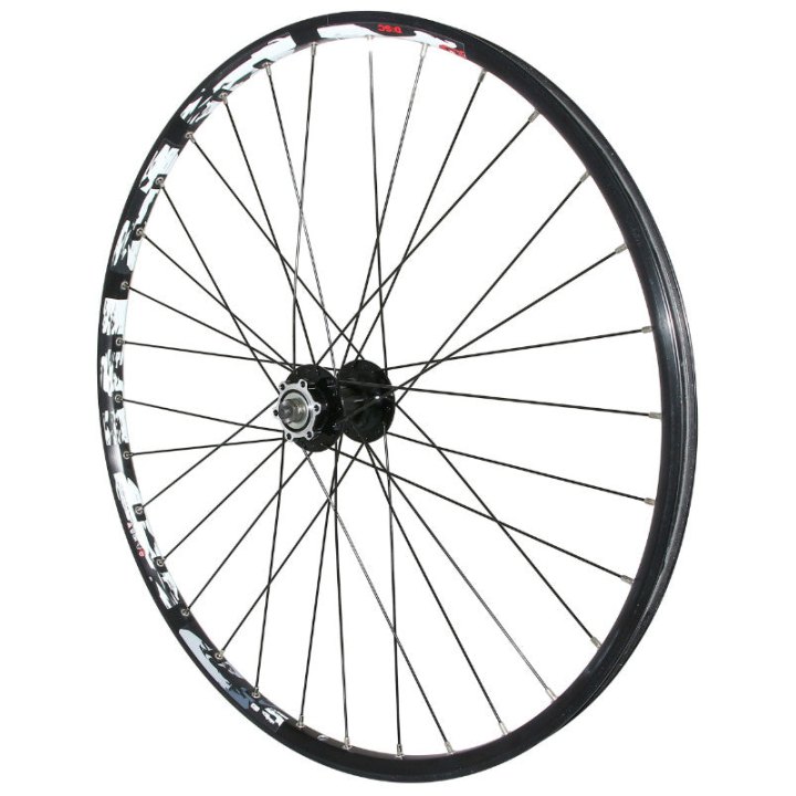 Roue VTT Disque Blocage 27.5" Karma Avant Noir Moyeu Velox 6 Trous 32 Rayons Jante 21C 32 Rayons Jante 21C