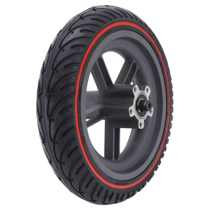 Roue Trottinette Arrière Xiaomi Pro, Pro2 (Avec Pneu Noir Liseret Rouge 8.5 X2) -P2R-