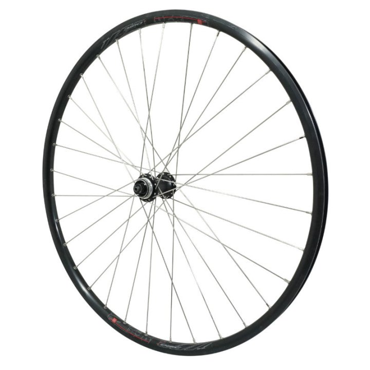 Roue VTC Disque Blocage 700 X 35 - 28" Er20 Avant Noir Moyeu Shimano Acera Qc400 Centerlock Rayon INOX Jante 19C 32 Rayons