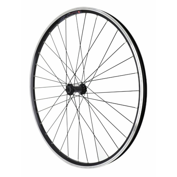 Roue VTC Patin Blocage 700 X 35 - 28" M260 Avant Noir Renforcé Moyeu Shimano Qc300 Noir Spécial Loueur Jante 19C 32 Rayons Noirs - Poids Max 130 Kg-