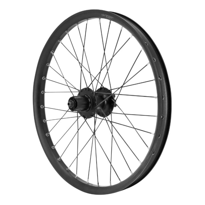 Roue VTT - Cargo - VAE - E-Bike - Longtail Disque Blocage 20" Trucky Arrière Noir Moyeu Shimano M475 6 Trous Cassette 11-10-9V (Renforcé) Jante 30C 32 Rayons Diamètre 2.3 mm