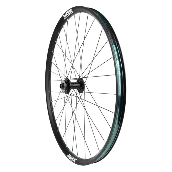 Roue VTT - VAE Disque 29" Mavic E-Access Xr27 Boost Tubeless Ready Avant Axe Traversant 15-110 Disque 6 Trous Noir 32 Rayons Jante (622-27) -Poids Max 135 Kg-