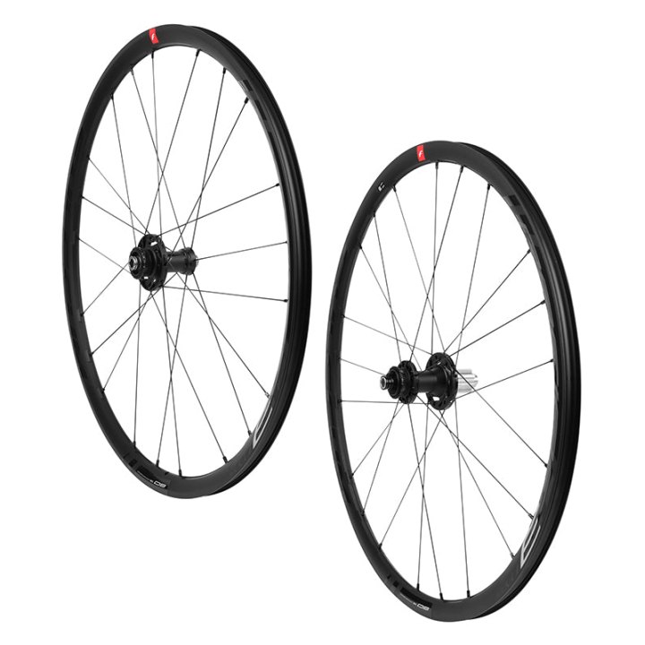 Roues Gravel - Route Disque 700 Fulcrum Racing 3 Db Noir Cassette Campagnolo 12-11-10V Centerlock Axe Traversant 12-15-100 Et 12-142 mm Tubeless Ready (Paire)