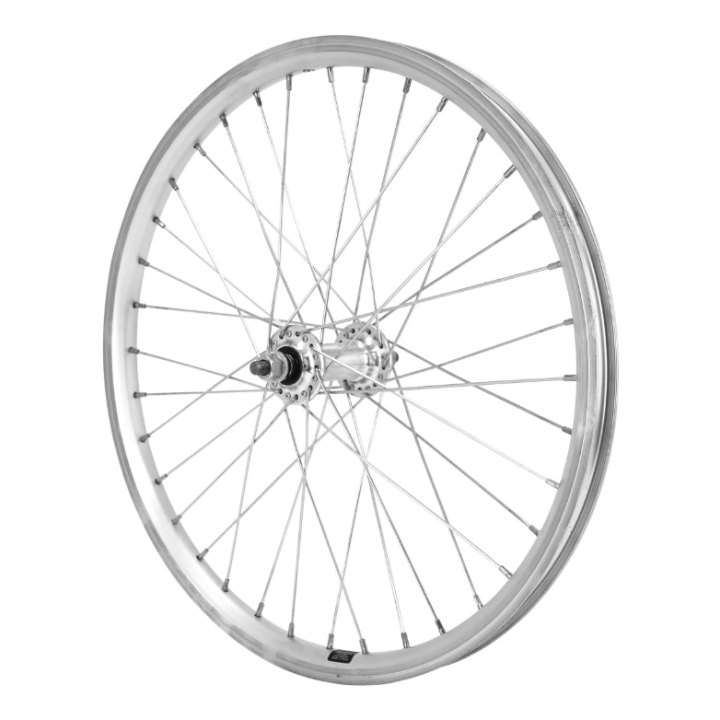 Roue VTT Patin 20" Er10 Avant Moyeu Alu Axe Plein (Vendu Avec Écrou 9X100) Jante 19C