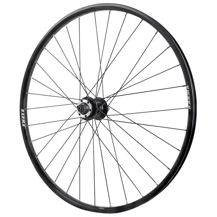 Roue VTT Disque Blocage 27.5" Karma Arrière Noir Moyeu Velox Disque 6 Trous Roue Libre Type Shimano 7-6-5V Compatible VAE Jante 21C 32 Rayons -Poids Max 150 Kg-