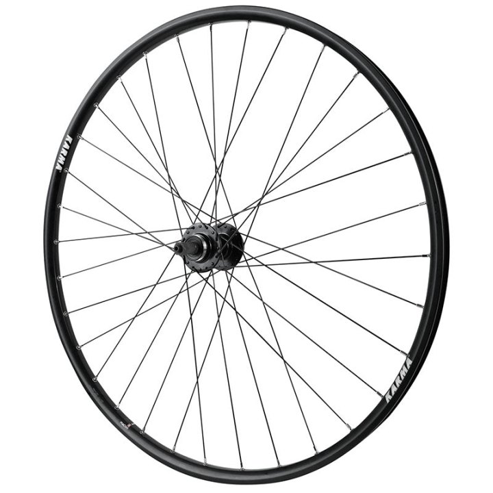 Roue VTT Disque Blocage 29" Karma Arrière Noir Moyeu Velox Disque 6 Trous Roue Libre 7-6-5V Compatible VAE Jante 21C 32 Rayons -Poids Max 150 Kg-
