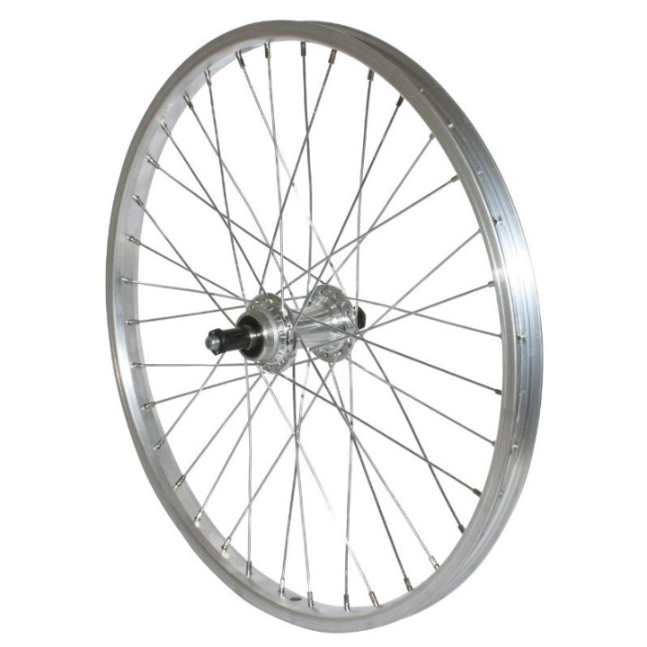 Roue VTT Patin Blocage 20" Alu Arrière Moyeu Alu Roue Libre 6-7V Jante 21C