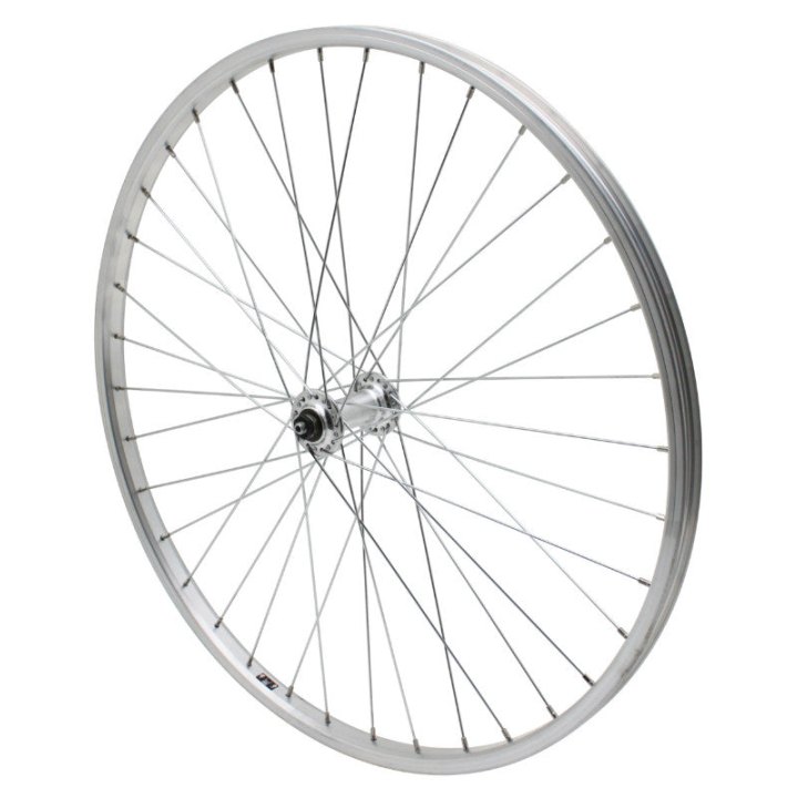 Roue VTT Patin Blocage 26" Alu Avant Moyeu Alu Jante 21C