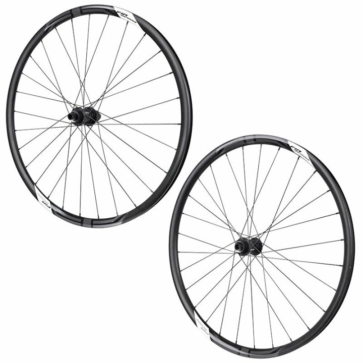 Roues Gravel Disque 700 Fir Galaxium Centerlock Noir Cassette Shimano Microspline 12V Axe Traversant 12-100 Et 12-142 Hauteur-Profil 26 mm (Paire) - Tubeless Ready