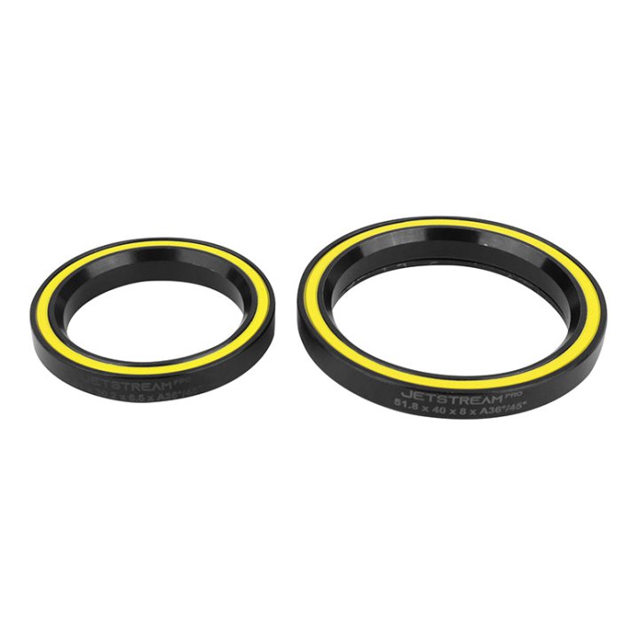 Roulement Jeu Direction Tripeak Jetstream Pro Solitech Céramique - 30.2 X 41 X 6.5 mm 36X45° - 40 X 52 X 7 mm 45X45° (Garantie 4 Ans) -Compatible Trek Fuel Ex, Fuel, Top Fuel... (Vendu A La Paire)