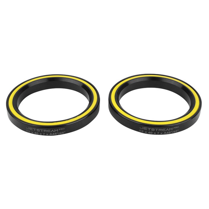 Roulement Jeu Direction Tripeak Jetstream Pro Solitech Céramique - 40 X 52 X 7 mm 45X45° (Garantie 4 Ans) -Compatible Specialized Demo Expert- (Vendu A La Paire)