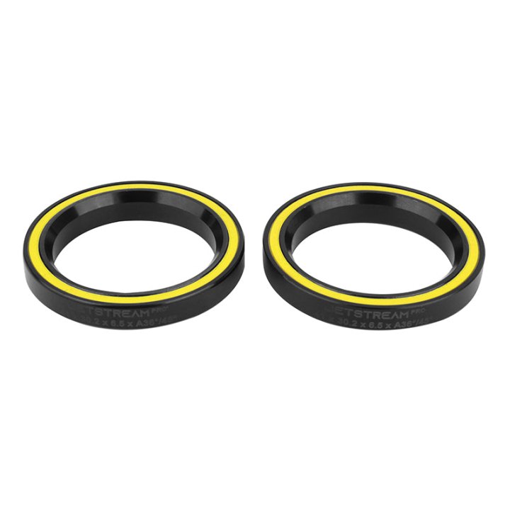 Roulement Jeu Direction Tripeak Jetstream Pro Solitech Céramique - 30.2 X 41 X 6.5 mm 36X45° (Garantie 4 Ans) -Compatible Canyon Grail-2016, Sender, Speedmax, Cane Creek S3 - (Vendu A La Paire)