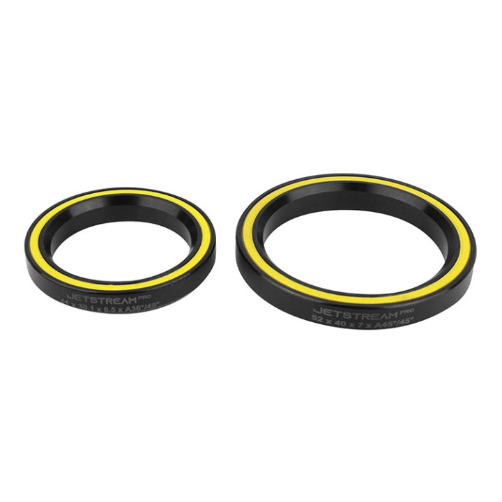 Roulement Jeu Direction Tripeak Jetstream Pro Solitech Céramique - 30.2 X 41 X 6.5 mm 36X45° - 40 X 52 X 7 mm 45X45° (Garantie 4 Ans) -Compatible Specialized P2-P3-P4 (Vendu A La Paire)