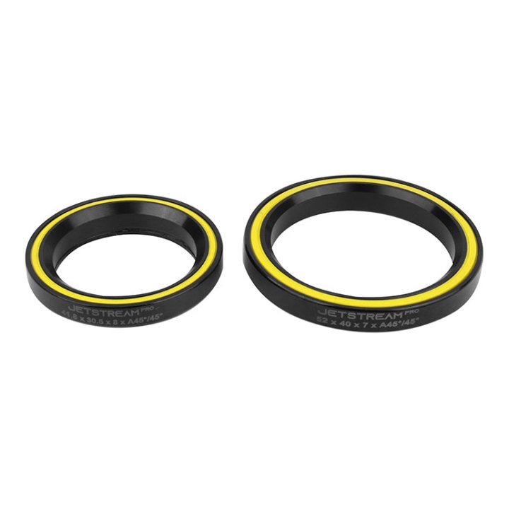 Roulement Jeu Direction Tripeak Jetstream Pro Solitech Céramique - 30.5 X 41.8 X 8 mm 45X45° - 40 X 52 X 7 mm 45X45° (Garantie 4 Ans) -Compatible Specialized Tarmac Sl2, Sl3, Sl5 - (Vendu A La Paire)