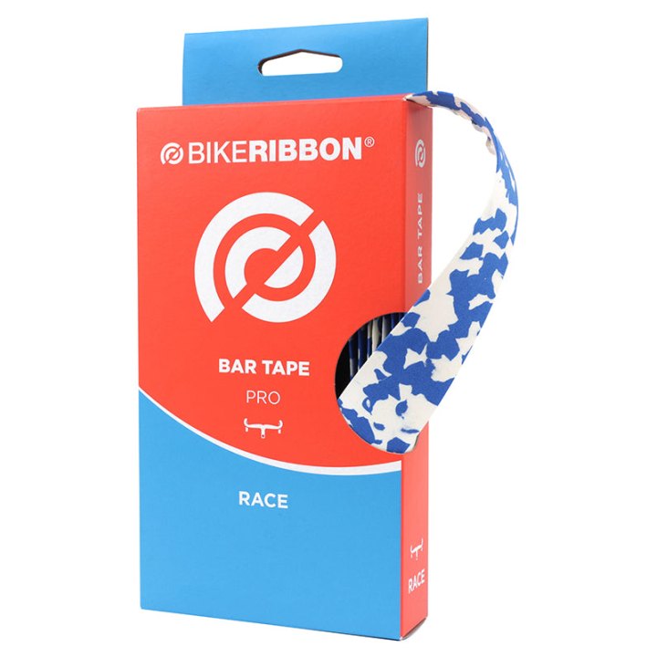 Ruban De Guidon - Cintre Bike Ribbon Cork Plus Bleu-Blanc