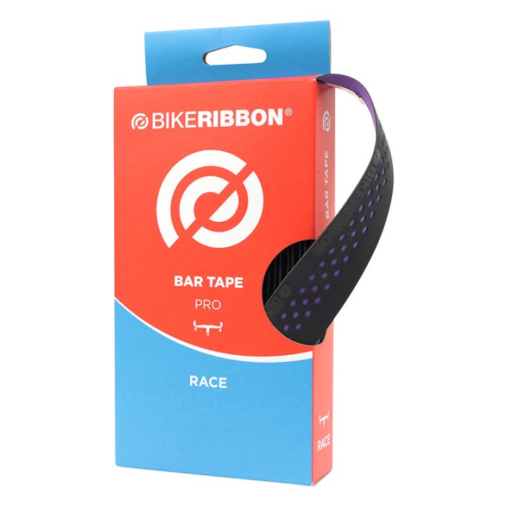 Ruban De Guidon - Cintre Bike Ribbon Drop Noir-Violet