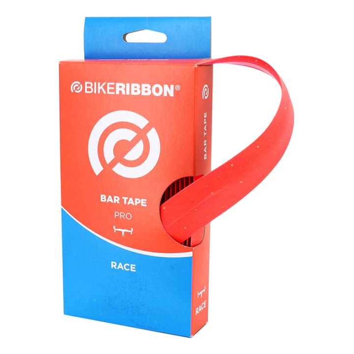 Ruban De Guidon - Cintre Bike Ribbon Cork Gel Rouge Avec Liege