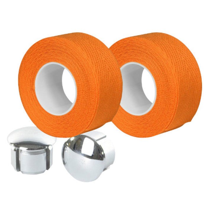 Ruban De Guidon - Cintre Velox Tressostar 90 Coton Orange 20 mm X 2,80M (Vendu Au Blister De 2) -Guidoline-