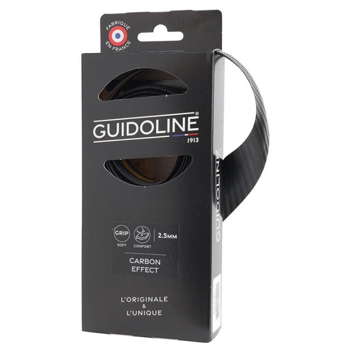 Ruban De Guidon - Cintre Velox Carbone 2,5 mm Noir - Guidoline