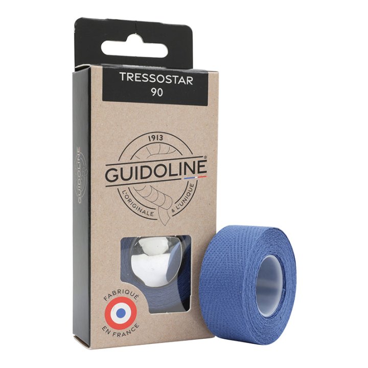 Ruban De Guidon - Cintre Velox Tressostar 90 Coton Bleu Roi 20 mm X 2,80M (Vendu Au Blister De 2) -Guidoline-