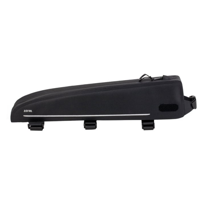 Sacoche De Cadre Vélo Zefal Z Adventure T3 Pour 2,2L Noir Étanche Fixation Velcro ( L 440 X 45 X 100 mm) Zip Étanche