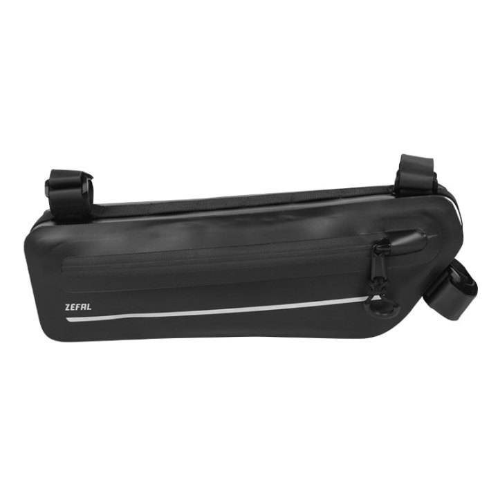 Sacoche De Cadre Vélo Zefal Z Adventure C2 2,5L Noir Fixation Velcro (340X110X65 mm)