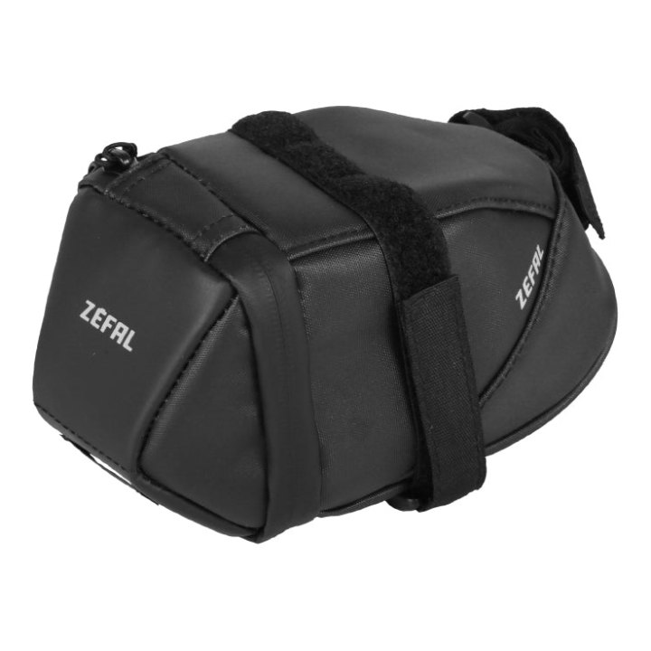 Sacoche De Selle Vélo Zefal Iron Pack M 0,9L Noir Fixation Double Sangles