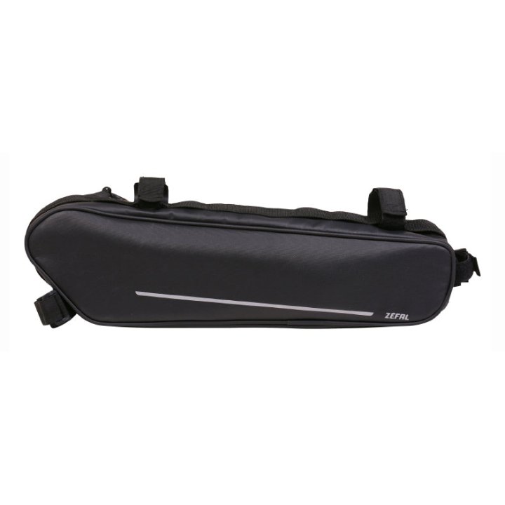 Sacoche De Cadre Vélo Zefal Z Adventure C3 3.3L Noir Fixation Velcro (430X115X65 mm)