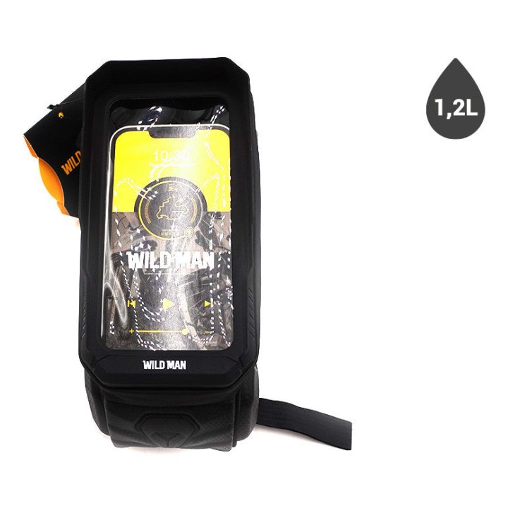 Sacoche velo et support telephone 1,2L Wildman XT5