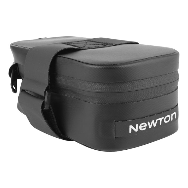 Sacoche De Selle Vélo Newton Noir Étanche Fixation Velcro (L 120 X L 65 X H 50 mm)