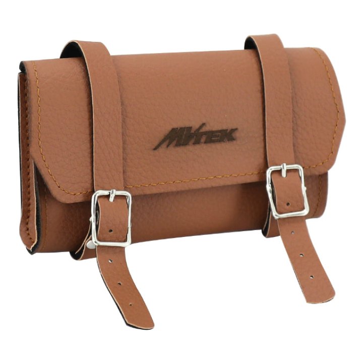 Sacoche De Selle Vélo Vintage Style Cuir Marron
