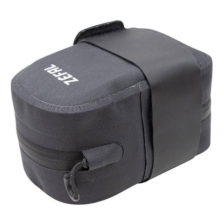 Sacoche De Selle Vélo Zefal Z Off-Road Pack Noir Étanche Fixation Velcros (L 80 X L 120 X H 60 mm - 0.6Litre) Charge Maxi 1Kgs