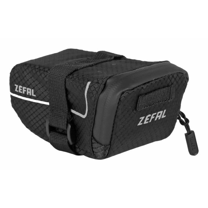 Sacoche De Selle Vélo Zefal Zlight Pack S 0,5L Noir-Gris Fixation Velcro