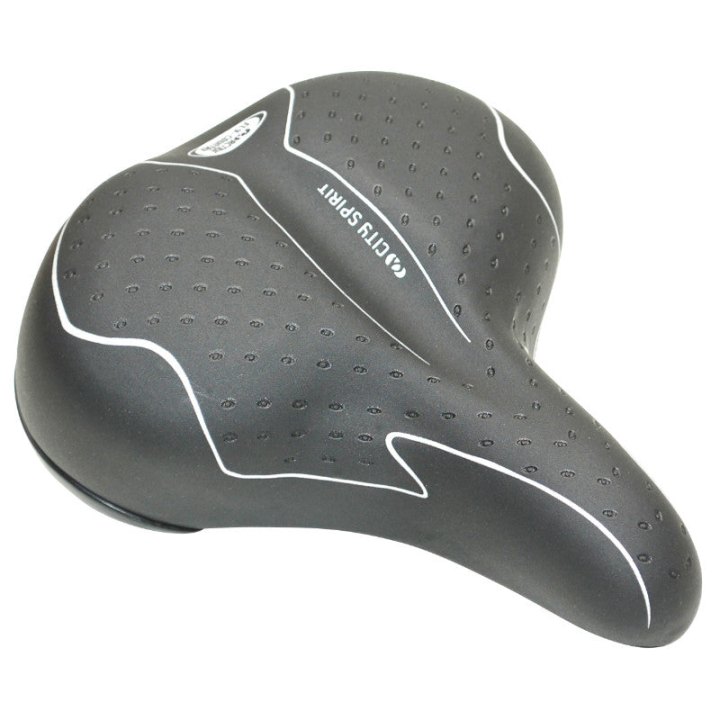 Selle Newton City Spirit Femme Gel Elastomere Relaxed Noir 245X208 mm
