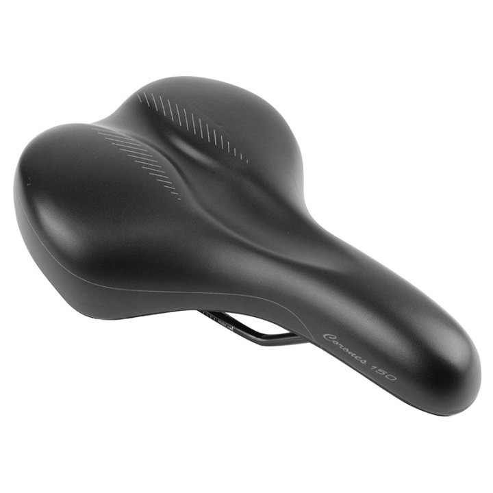 Selle Newton City Fluidynamic Double Densite Confort 50 Moderate Noir Homme 282X180 mm (Offre Spéciale)