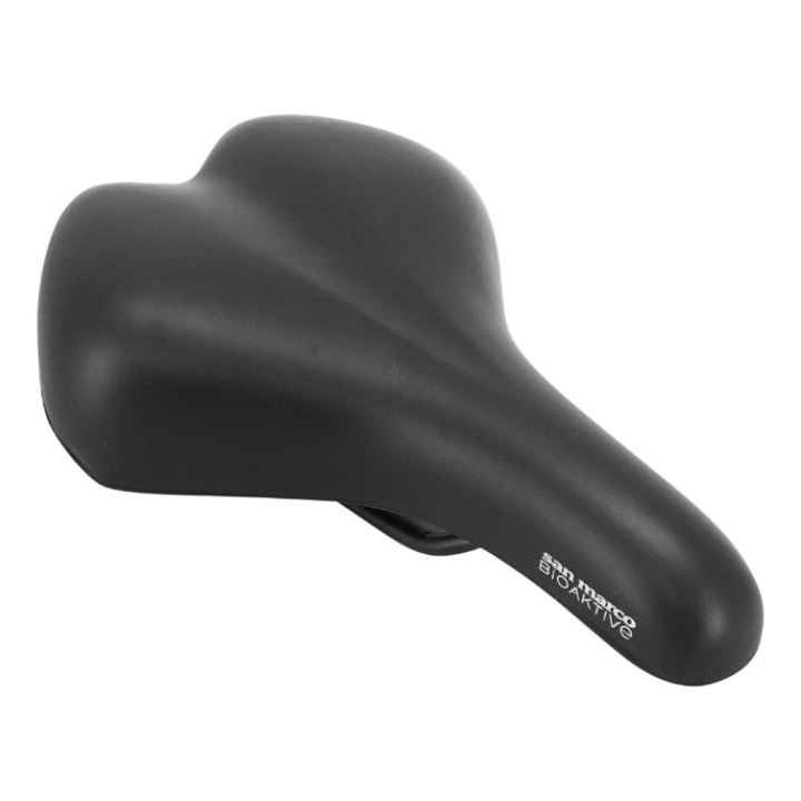 Selle San Marco Bioaktive Sport Memoire De Forme Femme Noir Athletic Rail Acier 350G 170X250 mm (Sur Carte)