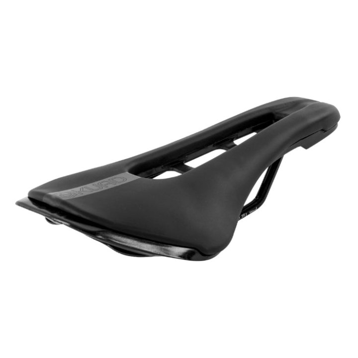 Selle Skuad Route Dakota Noir Avec Trou Central Rail Métal 257X141 mm