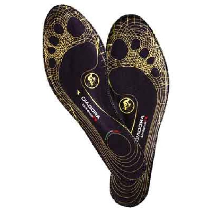 Semelle Chaussure Diadora Uniquefit Noir T42 (S'Adapte A La Forme De Chaque Pied) (Paire)