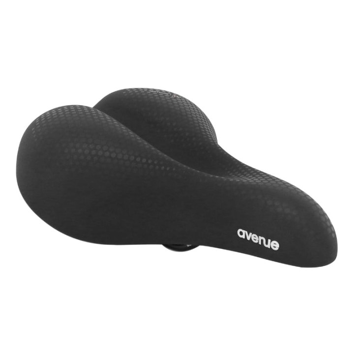 Selle Royal Avenue Gel Avec Canal Anatomique Et Elastomere Trekking Noir 258X183 mm 664 G
