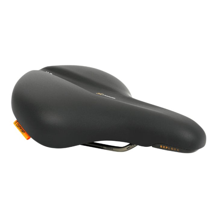 Selle Royal Explora Gel Avec Canal Anatomique Loisir Relaxed Noir 253X218 mm 598 G