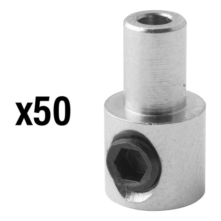 Serre Câble De Frein Diam 8 mm - L 14 mm Laiton (Vendu Par 50) -Elvedes-