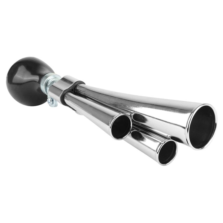 Sonnette A Trompe Chrome 3 Sons (Vendu A L'Unite)