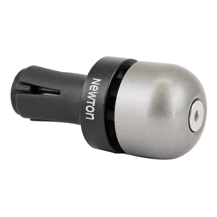 Sonnette Ping 22,2 mm Gris Fixation Embout De Cintre (Vendu A L'Unite) - Compatible Vélo Route